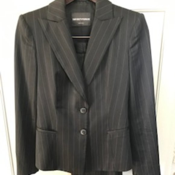 Emporio Armani2-piece Striped Pants Suit